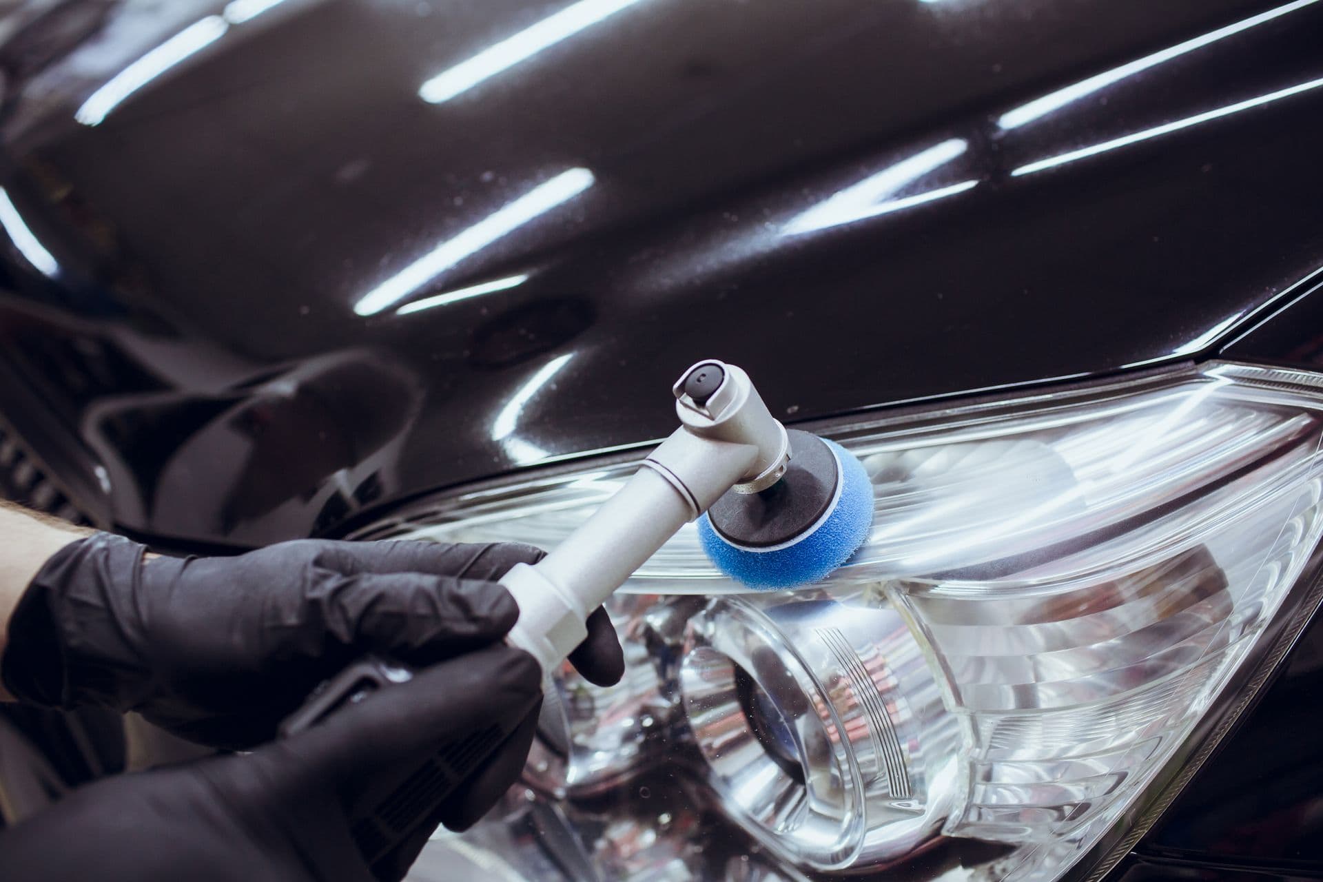 Headlight restoration service in Chicago removing oxidation and haze