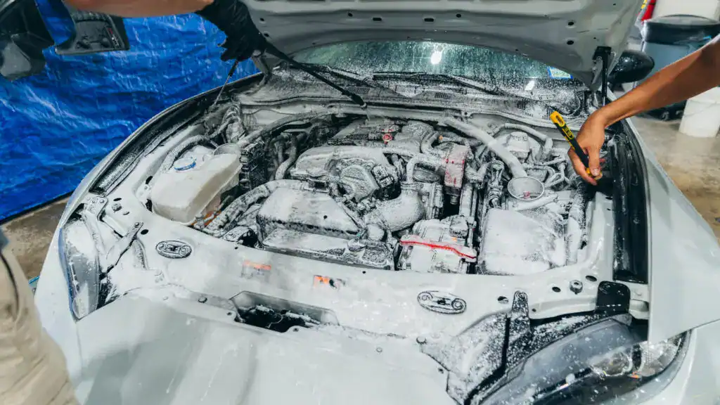 Engine Bay Cleaning 3 miata 25