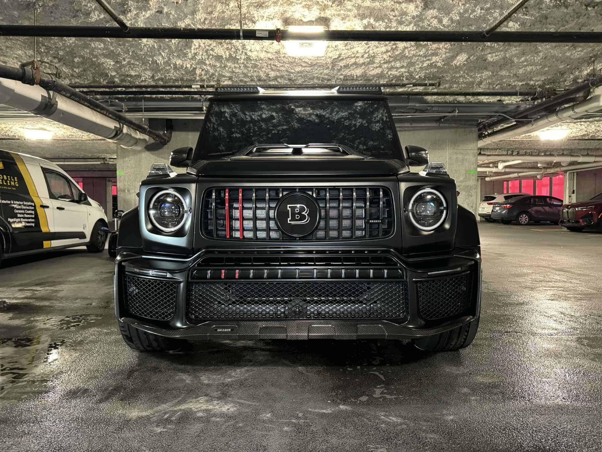 Luxury Brabus G-Wagon detailed by Elite Luxe Auto Detailing in Chicago – mobile ceramic coating and paint correction specialists.