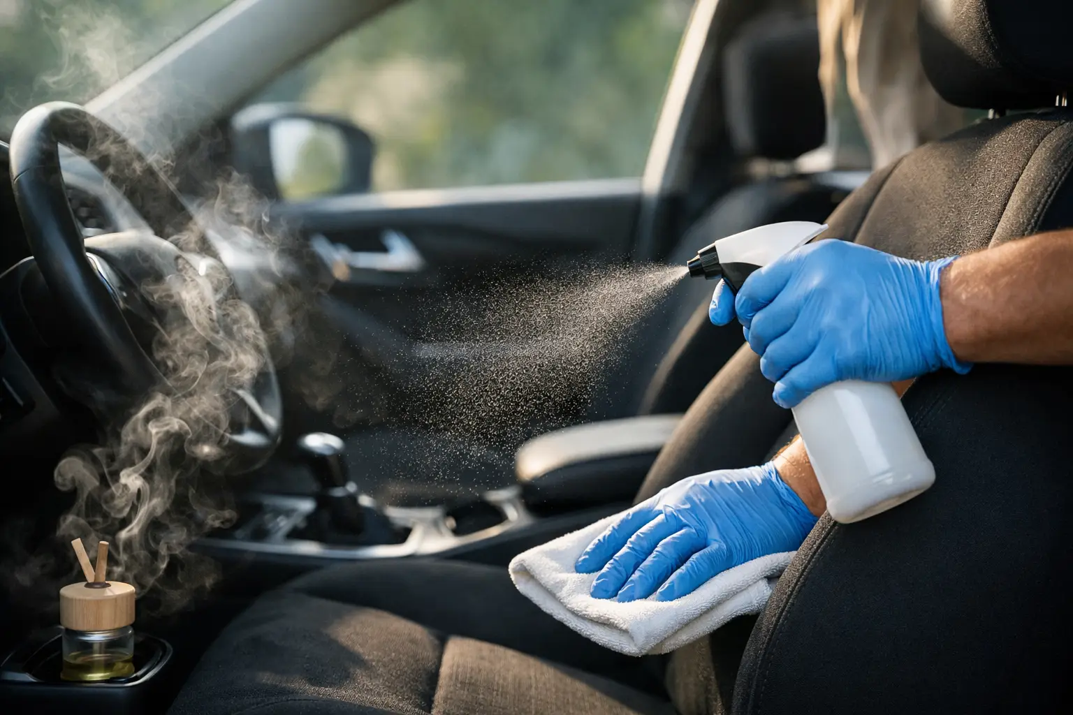 How to Remove Smoke Odor From a Car Interior