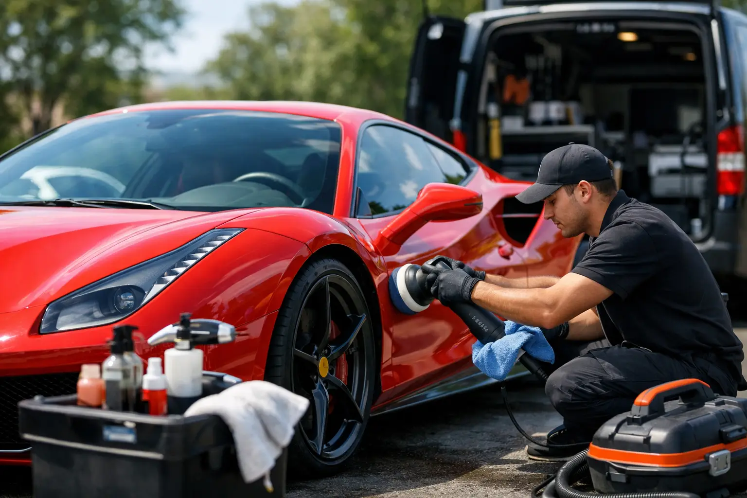 Mobile Detailing for Exotic Cars Done Right