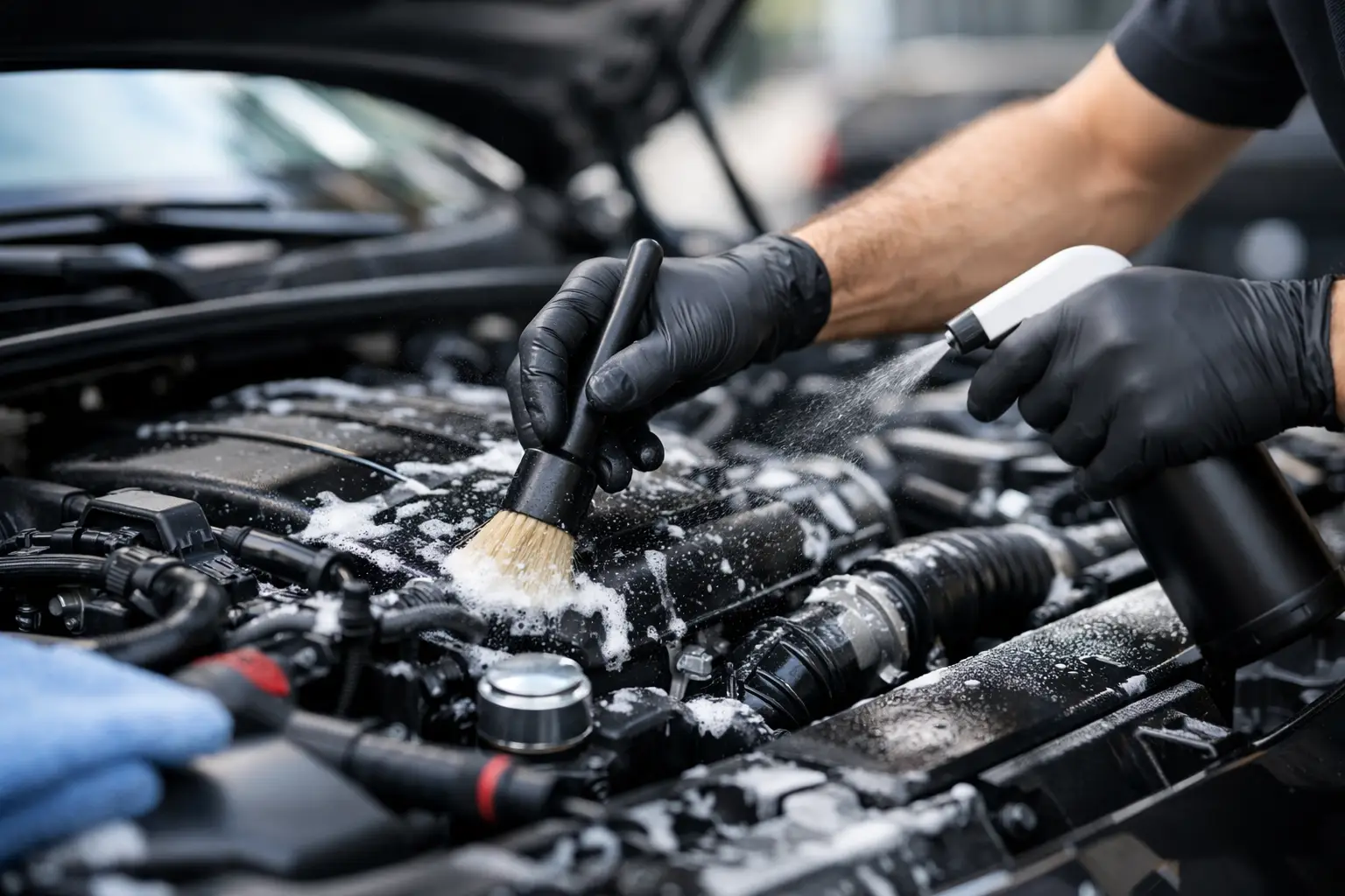 How to Clean Engine Bay Safely and Professionally