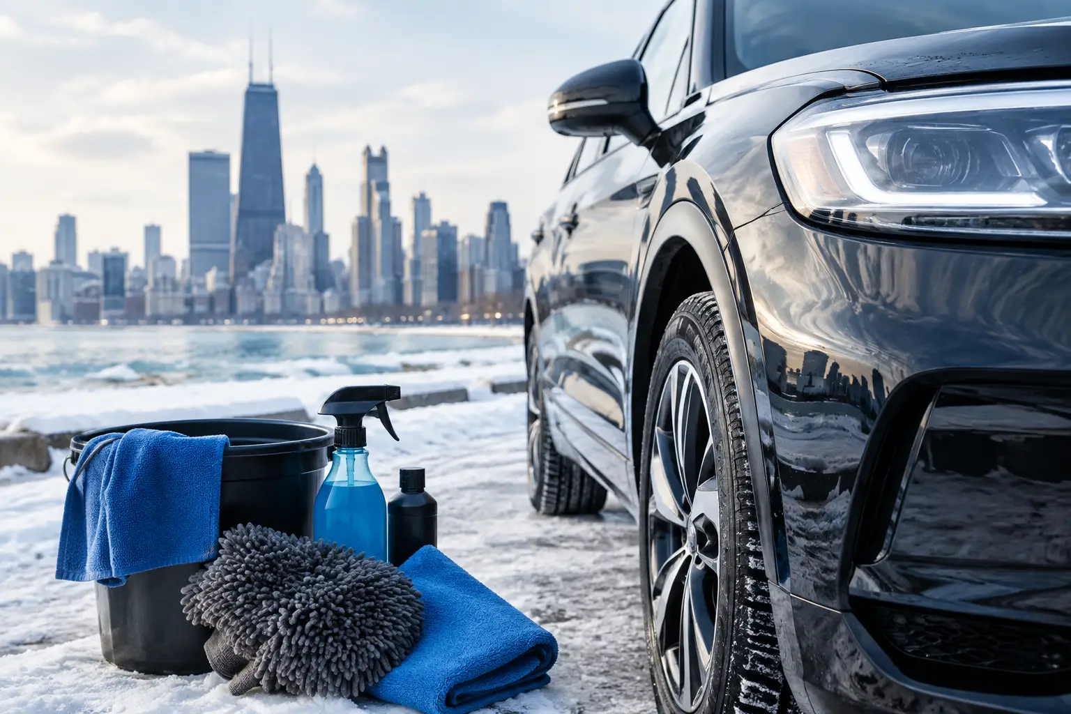 Winter Car Detailing Checklist for Chicago Roads